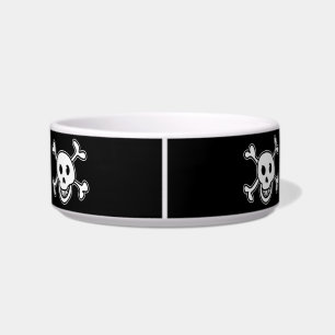 Piratenflaggen-Totenkopf mit gekreuzter Napf