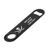 Piratenflaggepiratenflagge Speed Flaschenöffner (Vorderseite Schrägansicht)