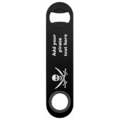 Piratenflaggepiratenflagge Speed Flaschenöffner (Vorderseite)