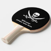 Piratenflaggepiratenflagge Tischtennis Schläger (Vorderseite)