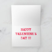 PiratenflaggeValentine Feiertagskarte (Innenseite)