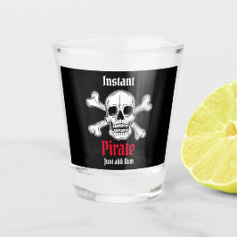 Piratenflasche Schnapsglas