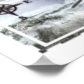 Piratenfrau mit dem Poster "Rough Waters" Print 2 (Ecke)