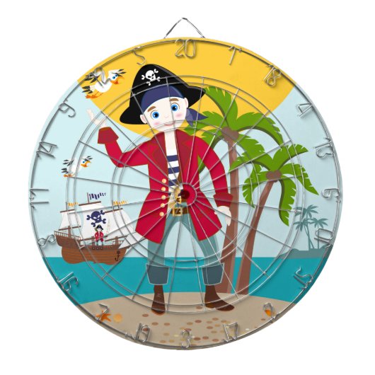 Piratengeburt Dartscheibe (vorne)