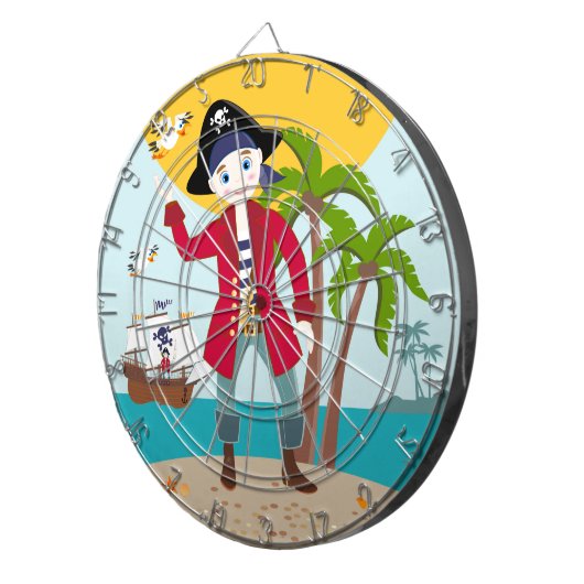 Piratengeburt Dartscheibe (Vorderseite rechts)