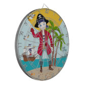 Piratengeburt Dartscheibe (Vorderseite Links)