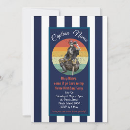 Piratengeburt Einladung