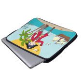 Piratengeburt Laptopschutzhülle (Vorne Knopf)
