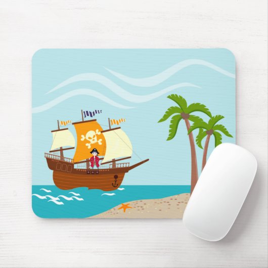 Piratengeburt Mousepad (Mit Mouse)