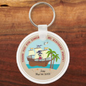 Piratengeburt Schlüsselanhänger (Vorderseite)