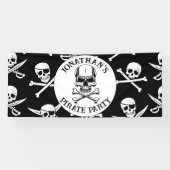 Piratengeburt unter dem Motto Meer Banner (Horizontal)