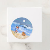 Piratengeburtmotiv Party Schatzpapagei Geschenkanhänger (Beispiel)