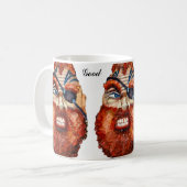 Piratengemälde "Guten Morgen!" Kaffeetasse (Vorderseite Links)