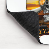 Piratengestelle Skull und Kreuzknochen Mousepad (Ecke)