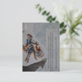 Piratenglanz-Collage Postkarte (Stehend Vorderseite)