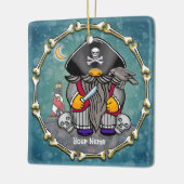 Piratengnome Keramikornament (Links)