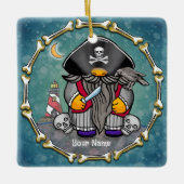 Piratengnome Keramikornament (Vorderseite)