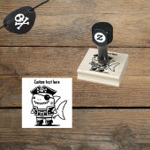 Piratenhai Gummistempel