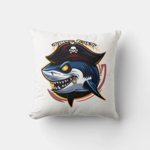 Piratenhaie-Mascot Kissen