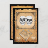 Piratenhochzeit Einladung (Vorne/Hinten)