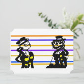 Piratenhochzeit  einladung (Stehend Vorderseite)
