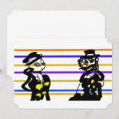 Piratenhochzeit  einladung (Vorne/Hinten)
