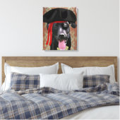 Piratenhund Leinwanddruck (Insitu (Schlafzimmer))