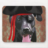 Piratenhund Mousepad (Vorne)