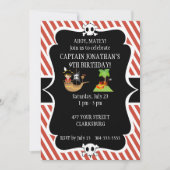 Pirateninsel Einladung (Vorderseite)