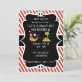 Pirateninsel Einladung (Stehend Vorderseite)