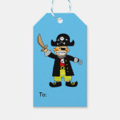 Piratenjunge Geschenkanhänger (Vorderseite)