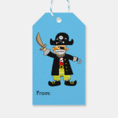Piratenjunge Geschenkanhänger (Rückseite)