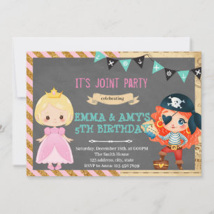 Piratenjungfrauen gemeinsam Party Einladung