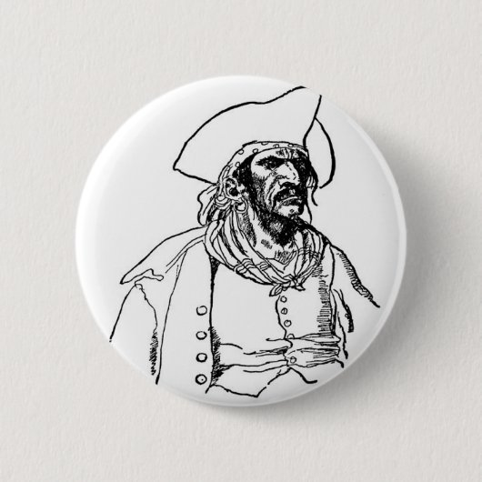 Piratenkapitän Button (Vorderseite)