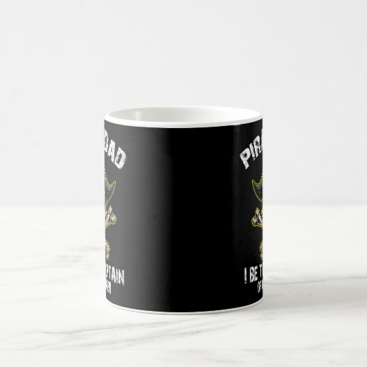 Piratenkapitän der Crew  Kaffeetasse (Mittel)
