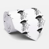 Piratenkapitän Krawatte (Gerollt)