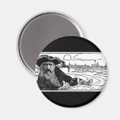 Piratenkapitän Magnet (Vorderseite/Rückseite)