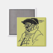 Piratenkapitän Magnet (Vorderseite/Rückseite)