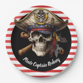 Piratenkapitän Pappteller