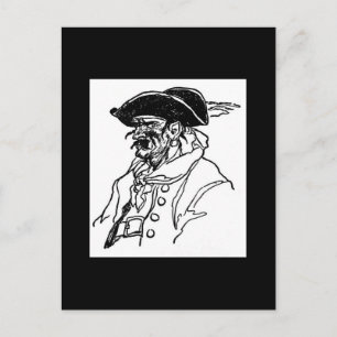 Piratenkapitän Postkarte