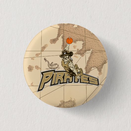 Piratenkarten-Miniknopf Button (Vorderseite)