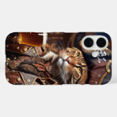 Piratenkatze mit Bier Case-Mate iPhone Hülle (Rückseite (Horizontal))