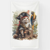 Piratenkatzenschatz Banner (Vertikal)