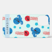 Piratenkopus, Piratenquallen, Meer, Ihr Name Case-Mate iPhone Hülle (Rückseite (Horizontal))