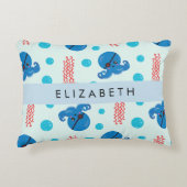 Piratenkopus, Piratenquallen, Meer, Ihr Name Dekokissen (Vorderseite)