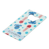 Piratenkopus, Piratenquallen, Meer, Ihr Name Geldbeutel Flaschenöffner (Rückseite Schrägansicht)