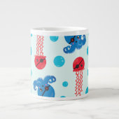 Piratenkopus, Piratenquallen, Meer, Ihr Name Jumbo-Tasse (Vorderseite)