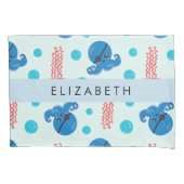 Piratenkopus, Piratenquallen, Meer, Ihr Name Kissenbezug (Vorderseite)