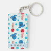 Piratenkopus, Piratenquallen, Meer, Ihr Name Schlüsselanhänger (Rückseite)