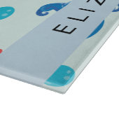 Piratenkopus, Piratenquallen, Meer, Ihr Name Schneidebrett (Ecke)